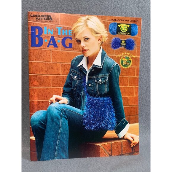 Leisure Arts In The Bag Crochet Designs Book - Picture 1 of 2